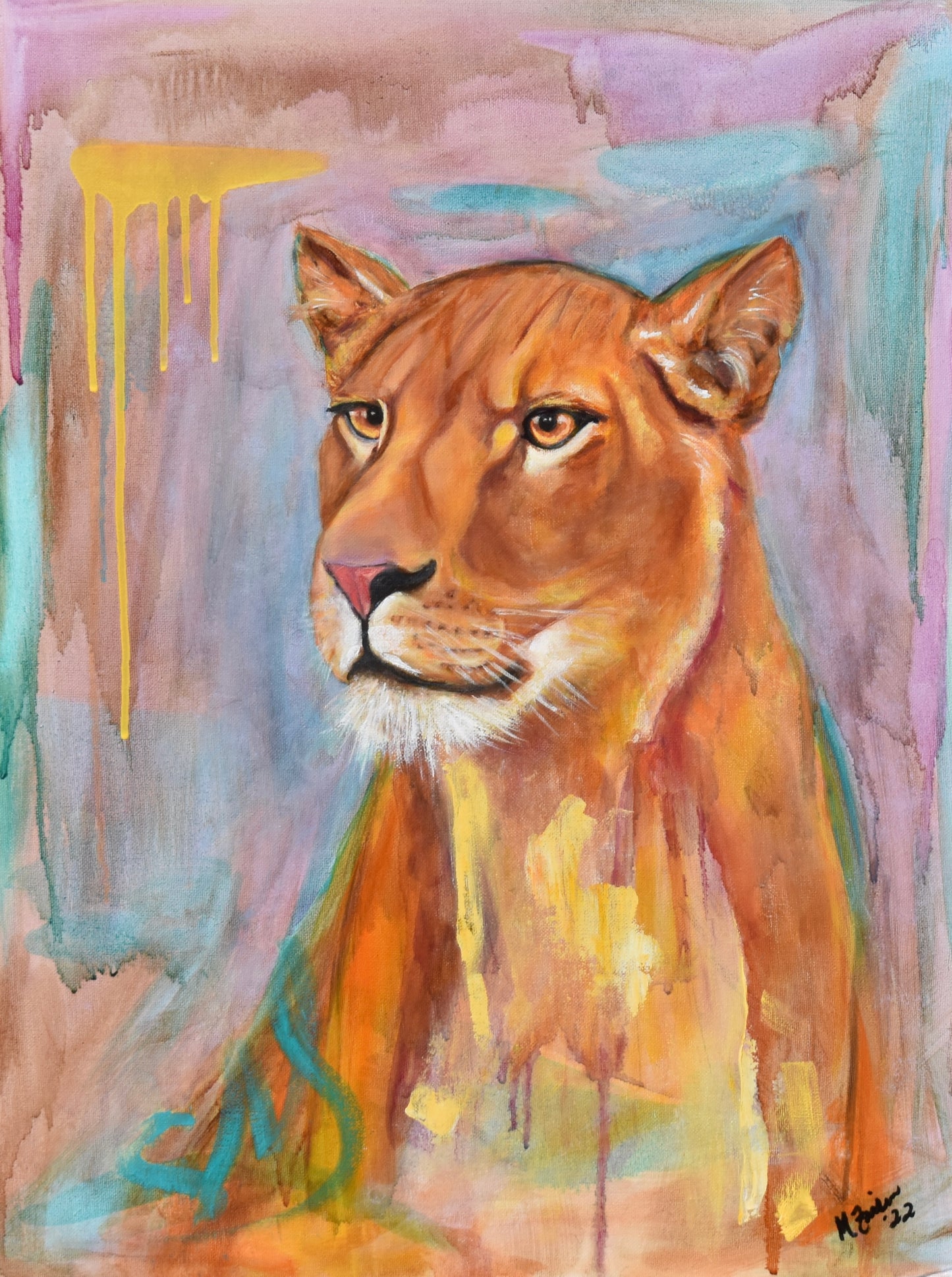 Empowered - Original Painting Framed - SOLD