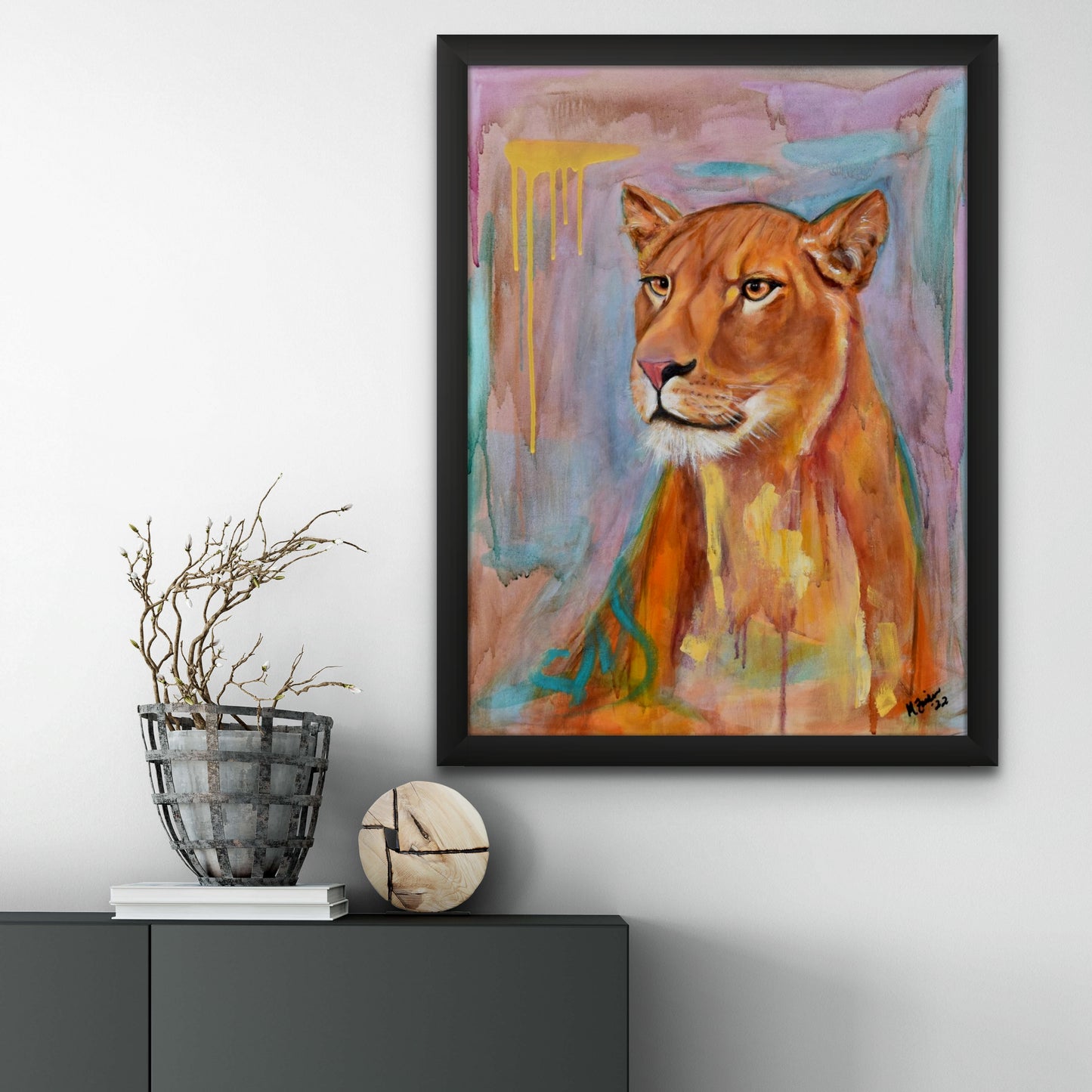 Empowered - Original Painting Framed - SOLD