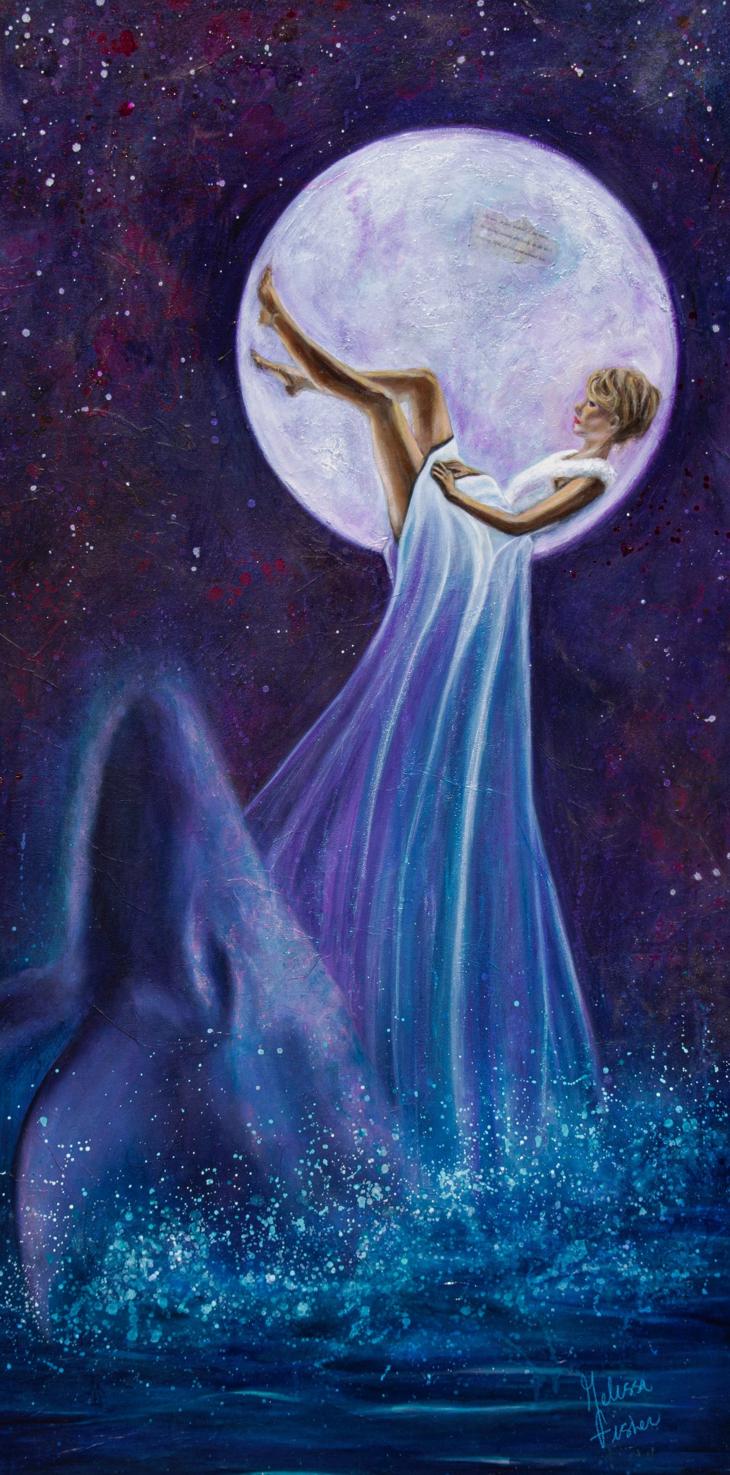 Moon Child - Original Painting on Canvas