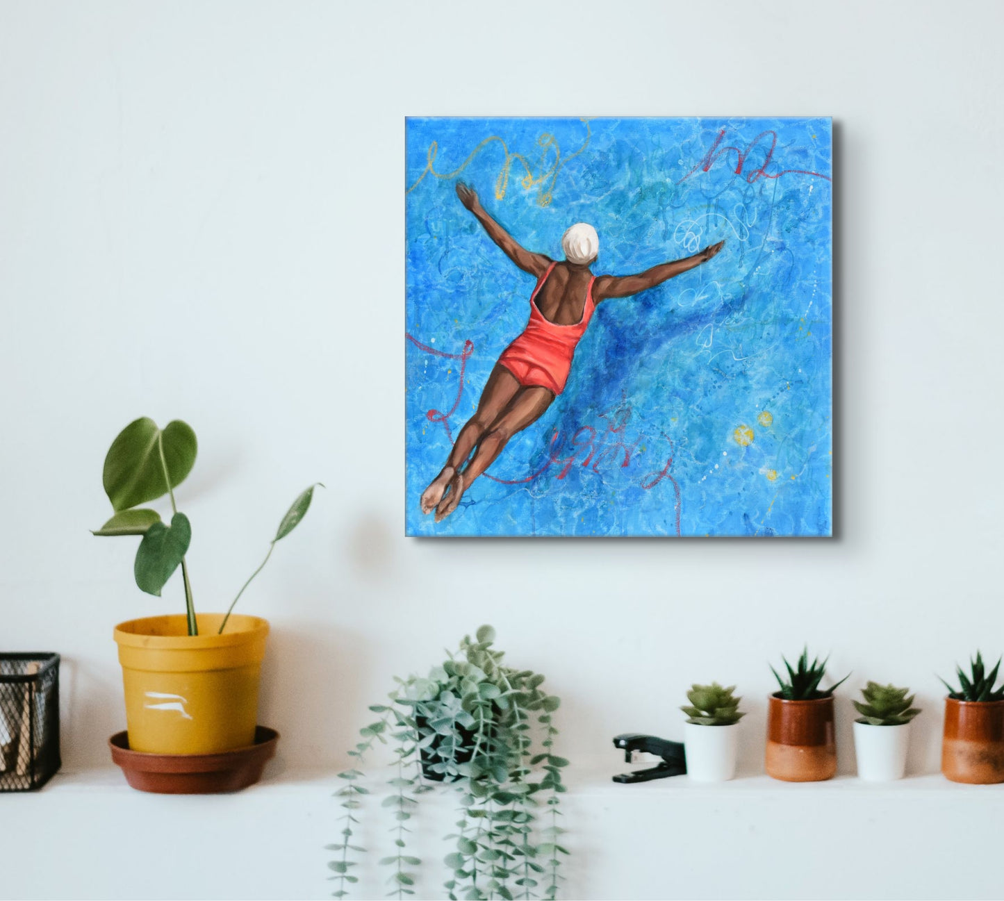 Learning To Fly - Original Painting on Canvas